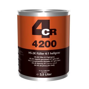 4CR 4200 2K-HS-Füller 4:1 hellgrau 3,5 l 6.4200.3500