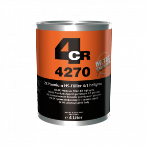 4CR 4270 2K Premium HS-Füller 4:1 hellgrau 4 l   6.4270.4000