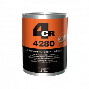 4CR 4280 2K Premium HS-Füller 4:1 schwarz 4 l   6.4280.4000