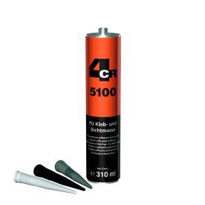 4CR 5100 PU Kleb- und Dicht- masse weiß 310 ml lithographierte Kartuschen 6.5100.3101