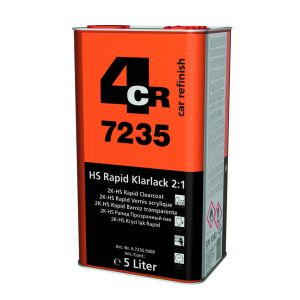 4CR 7235 2K HS Rapid Klarlack 2:1   5 l   6.7235.5000