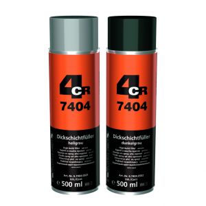 4CR 7404 Dickschichtfüller Spray hellgrau 500 ml 6.7404.0501