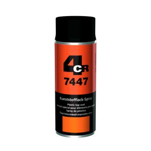 4CR 7447 Kunststofflack-Spray schwarz 400 ml 6.7447.0401