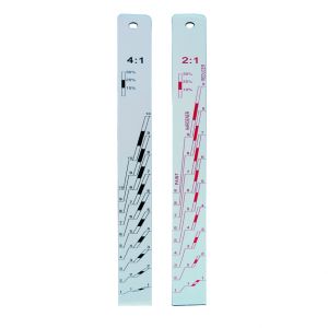 4CR 7655 Aluminium Messstab 2:1 / 4:1 