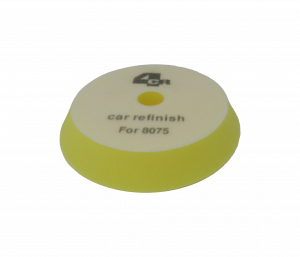 4CR 8713 Polishing Pad Yellow 150 mm x 25 mm Velcro 125 mm 6.8713.0125
